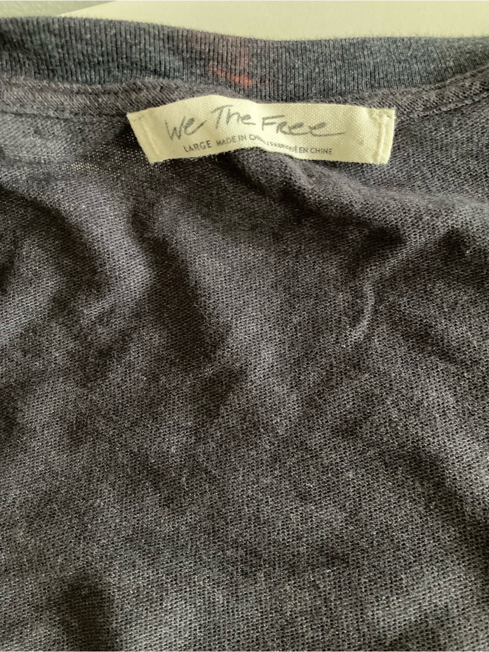 We The Free Large Retro Grunge Charcoal Black Detailed Graphic Tiger T shirt - Picture 4 of 6